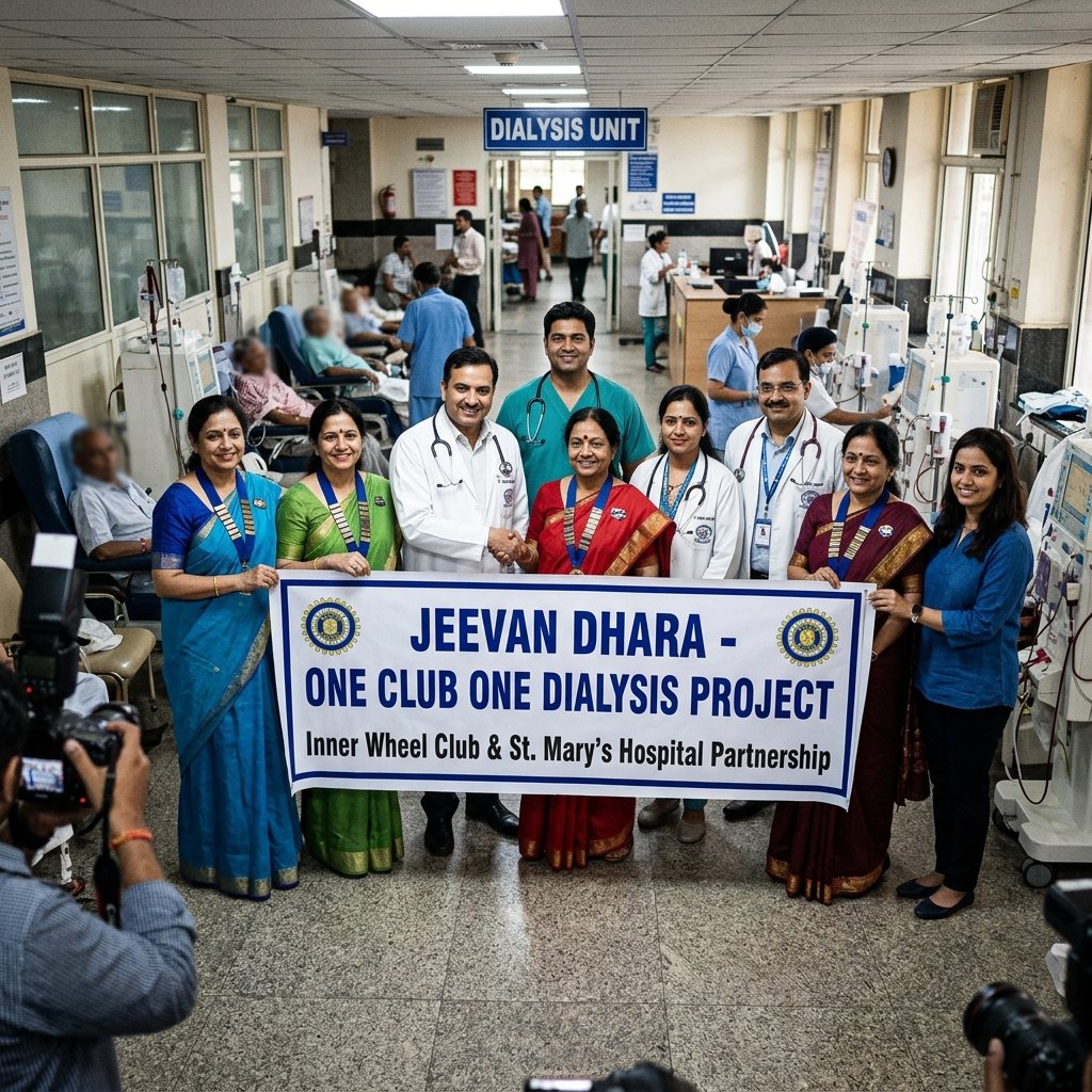 Inner Wheel Club Ramnagar Honours Doctors Under Jeevan Dhara Initiative