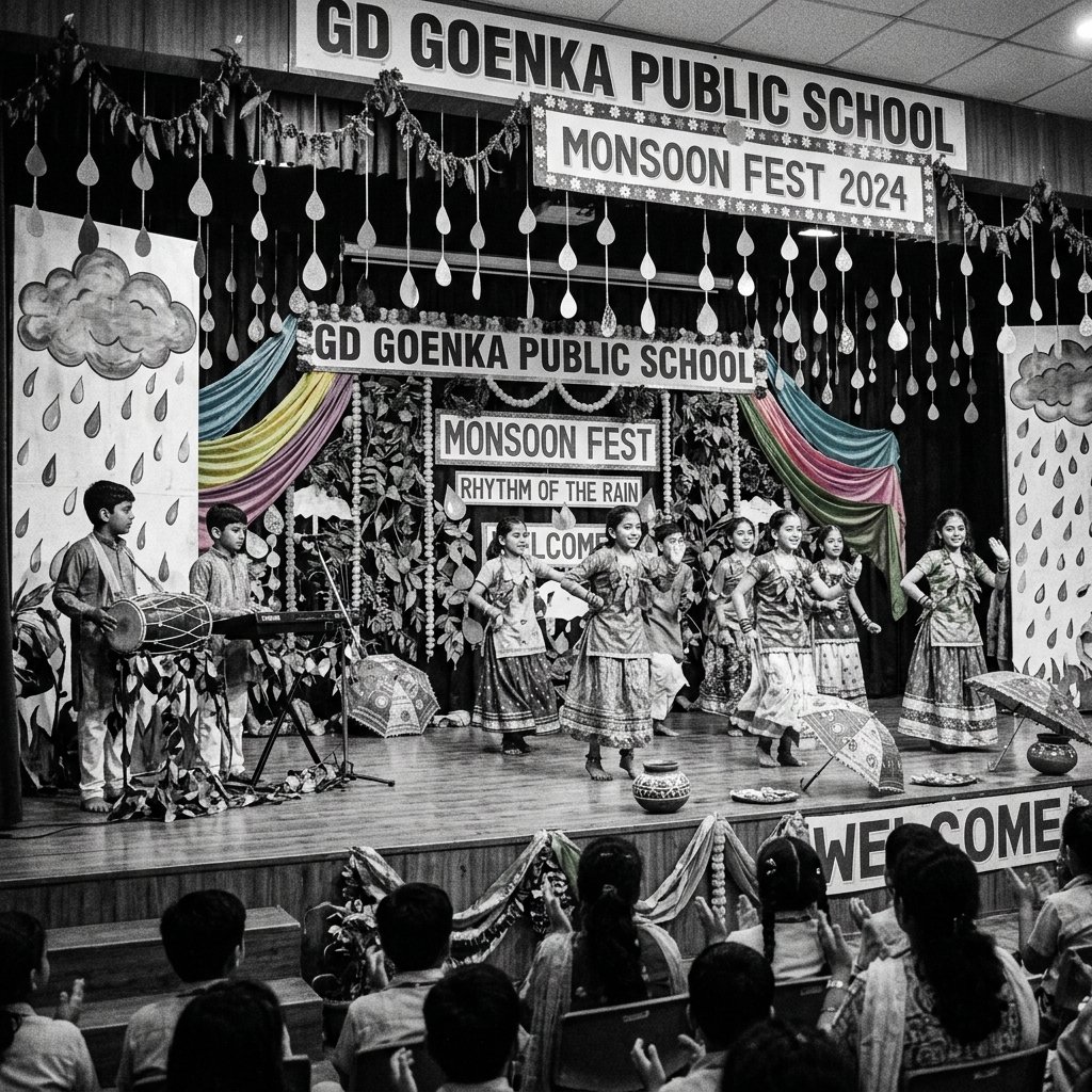 GD Goenka Public School Monsoon Fest